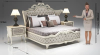 Carolina Bed – Elegant Upholstered King Bed with Premium Comfort and Modern Design - Bed