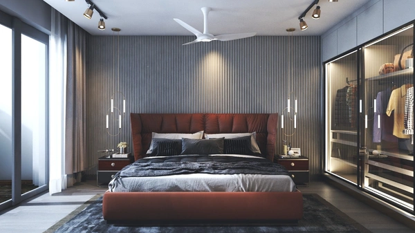 Young Energy | Modern PVC Louvers for Bedroom Walls - Louvers