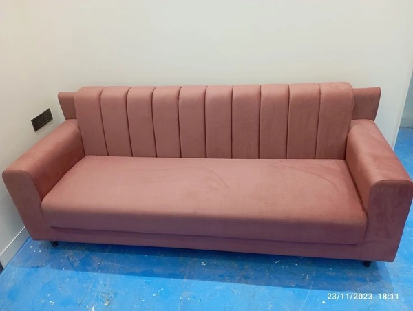 ISHA SOFA CENTRE 3 Seater Sofa - Peach Schnapps