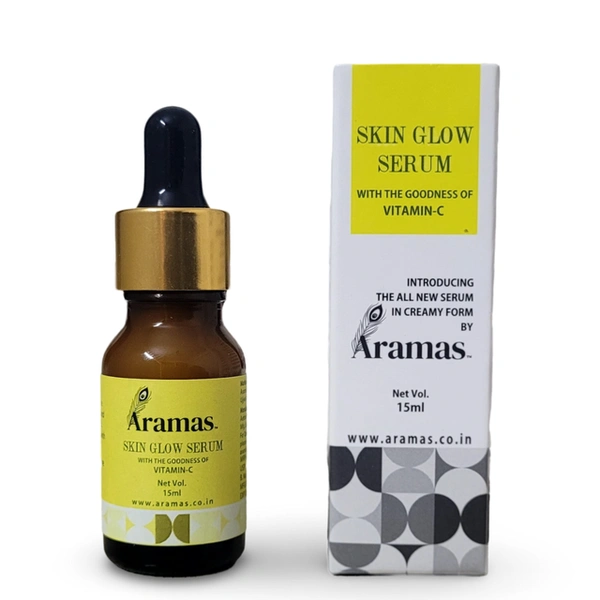 Face Serum with Vitamin-C and Apricots for Skin Brightening, Whitening, and Glowing Skin | 15ml - For Men and Women