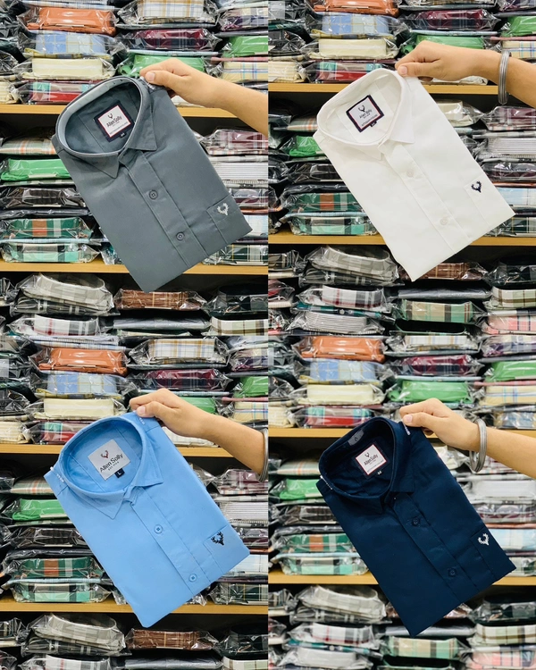 Combo of 4pc (Plain Shirt)  - XxL 44
