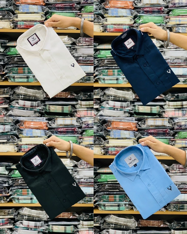 Combo of 4pc (Plain Shirt)  - L 40