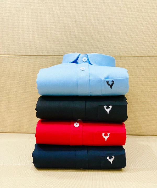 Combo of 4pc (Plain Shirt)  - XxL 44