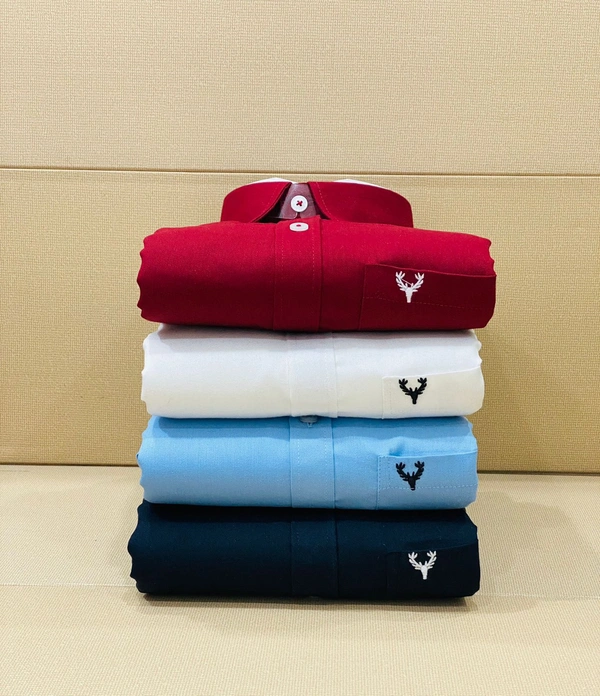 Combo of 4pc (Plain Shirt)  - XxL 44