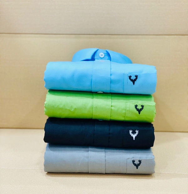 Combo of 4pc (Plain Shirt)  - L 40