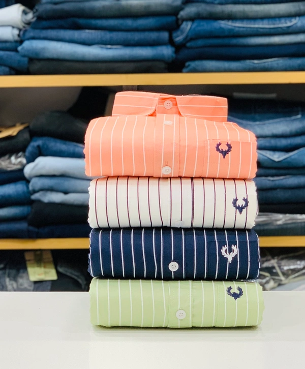 Allen Solly Lining Shirt (Combo Of 4 Shirt) - M 38