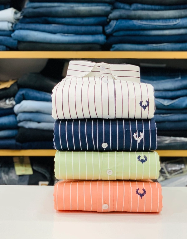 Allen Solly Lining Shirt (Combo Of 4 Shirt) - M 38