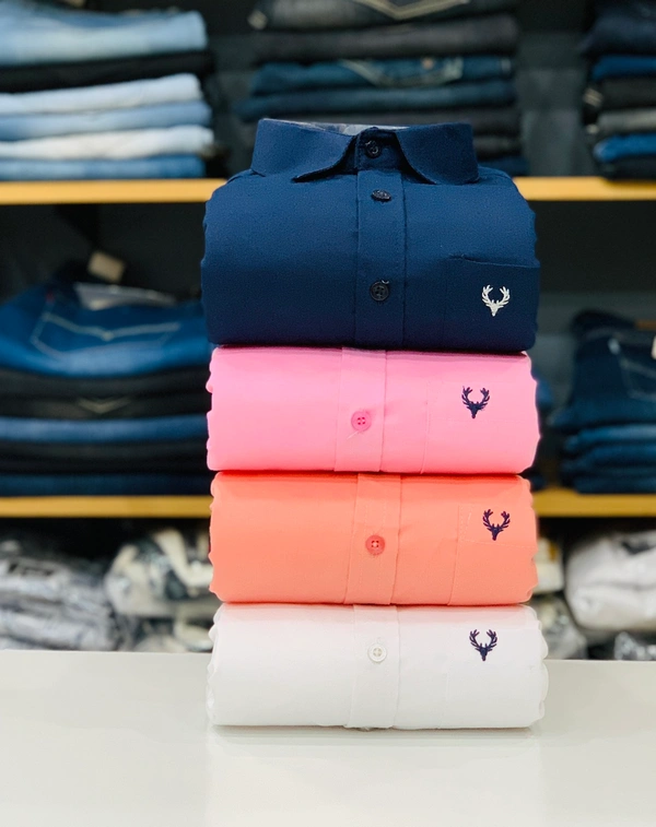 Combo of 4pc (Plain Shirt)  - XxL 44