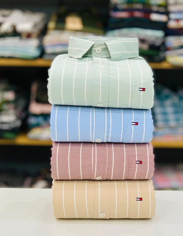 Tommy Lining Shirt (Combo Of 4 Shirt) - XxL 44