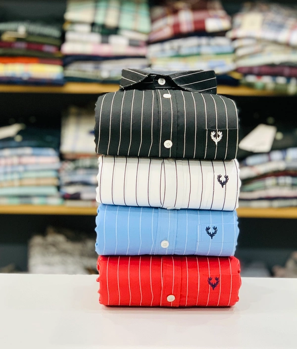 Allen Solly Lining Shirt (Combo Of 4pcs) - L 40