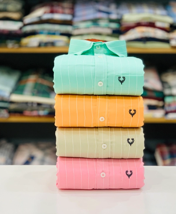 Allen Solly Lining Shirt (Combo Of 4pcs) - XxL 44