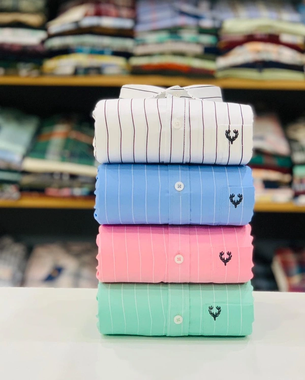 Allen Solly Lining Shirt (Combo Of 4pcs) - L 40