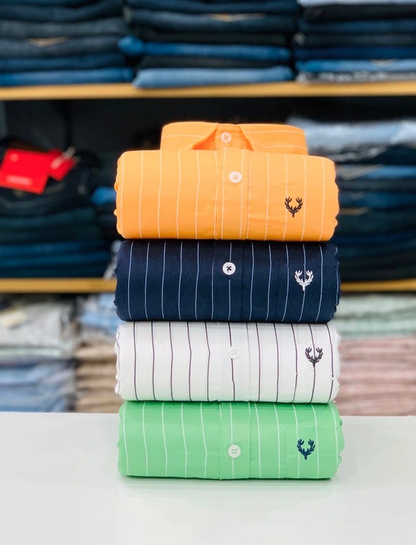 Allen Solly Lining Shirt (Combo Of 4 Shirt) - L 40