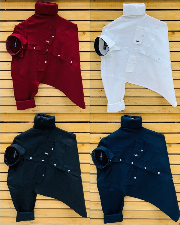 RL Polo Double Pocket Shirt (Combo Of 4pcs) - M 38