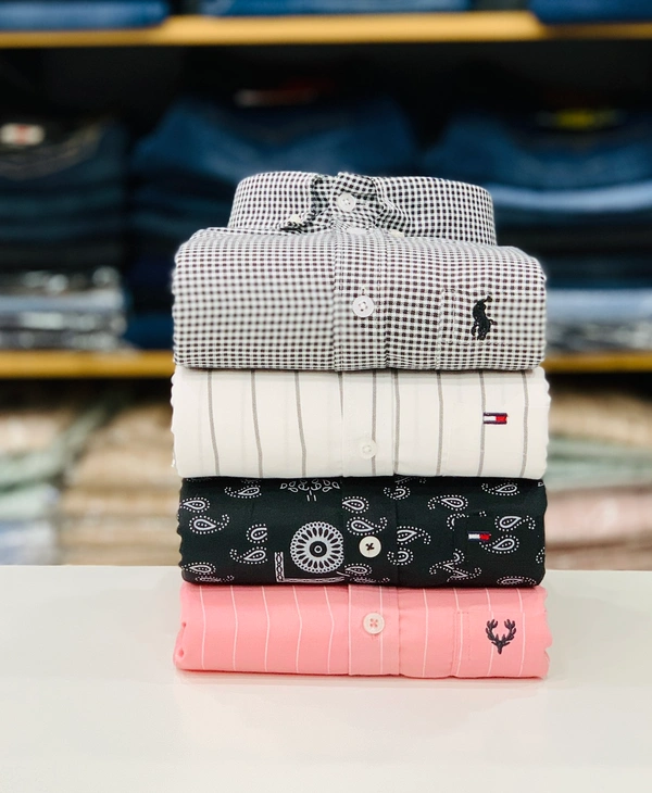 Branded Shirt (Combo Of 4 Shirt) - L 40