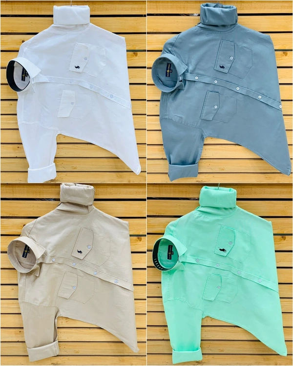 RL Polo Double Pocket Shirt (Combo Of 4pcs) - L 40