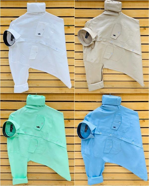 RL Polo Double Pocket Shirt (Combo Of 4pcs) - XL 42