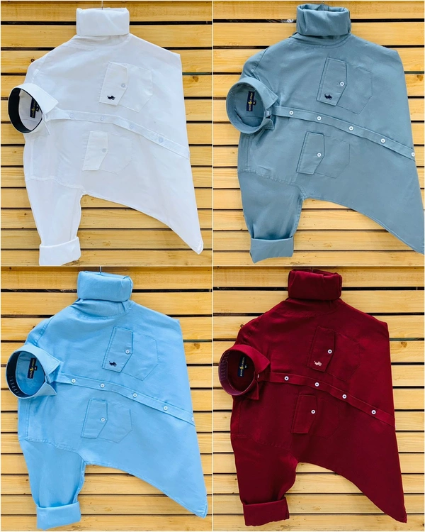 RL Polo Double Pocket Shirt (Combo Of 4pcs) - L 40