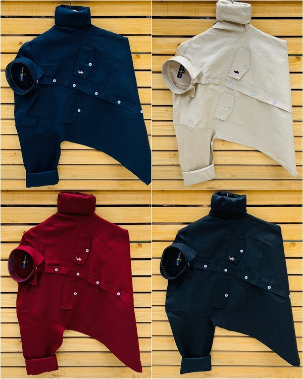 RL Polo Double Pocket Shirt (Combo Of 4pcs) - XL 42