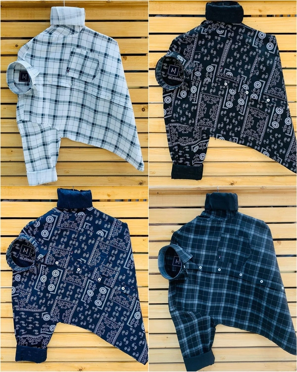 Tommy Printed Shirt (Combo Of 4 Shirt) - XL 42