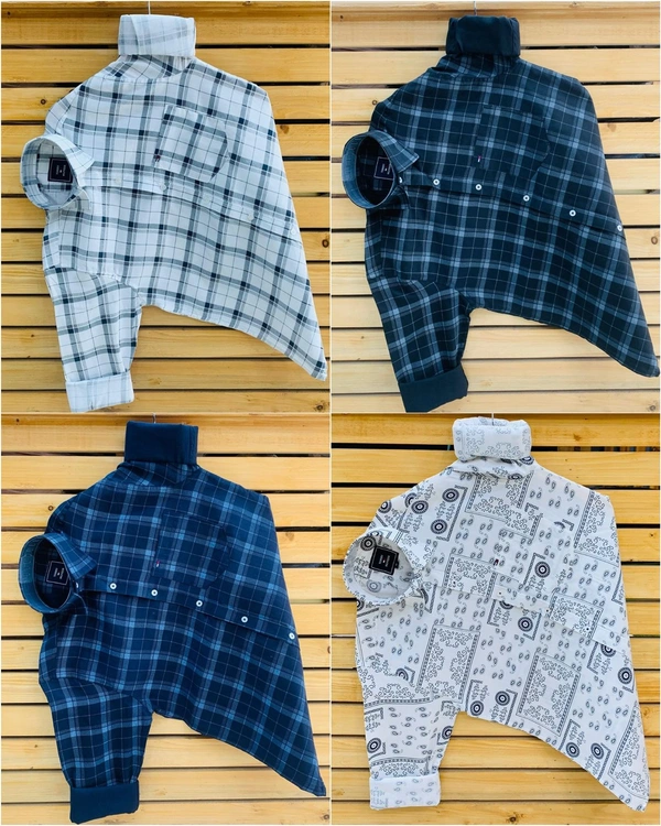 Tommy Printed Shirt (Combo Of 4 Shirt) - XL 42