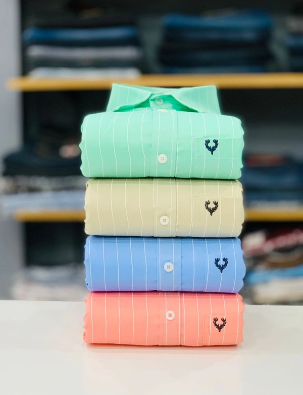 Allen Solly Lining Shirt (Combo Of 4 Shirt) - XL 42