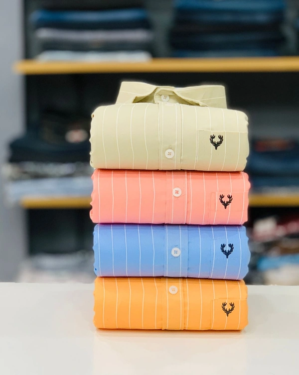 Allen Solly Lining Shirt (Combo Of 4 Shirt) - XxL 44