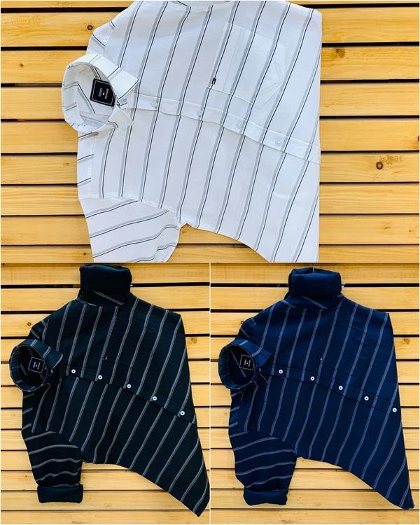 Tommy Lining Shirt (Combo Of 3 Shirt) - XxL 44