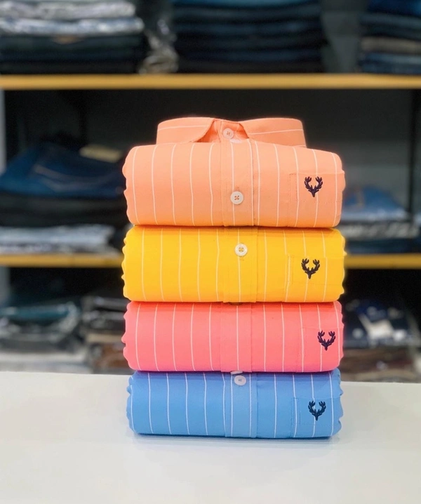 Allen Solly Lining Shirt (Combo Of 4 Shirt) - L 40