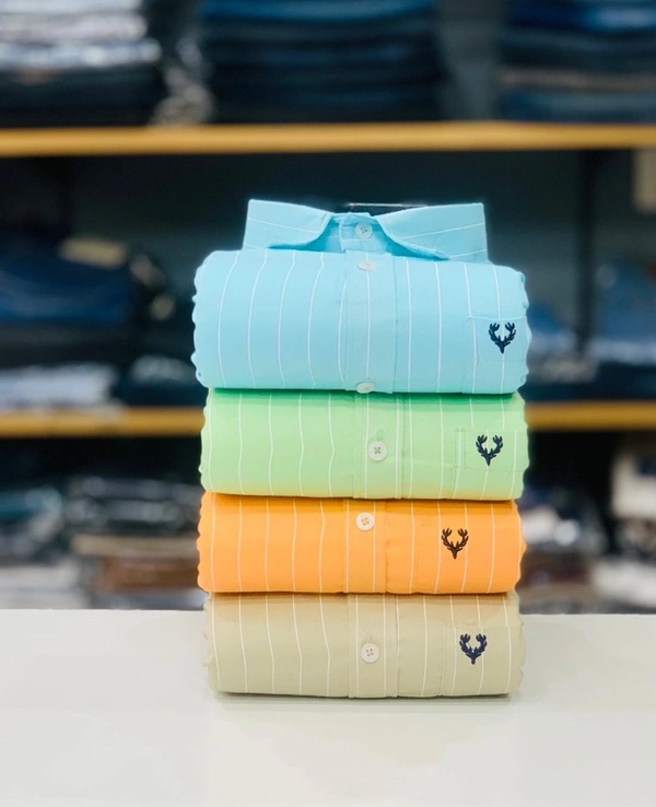 Allen Solly Lining Shirt (Combo Of 4 Shirt) - XL 42