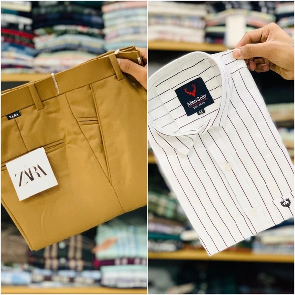 Combo Of Pent & Shirt - 36, M 38