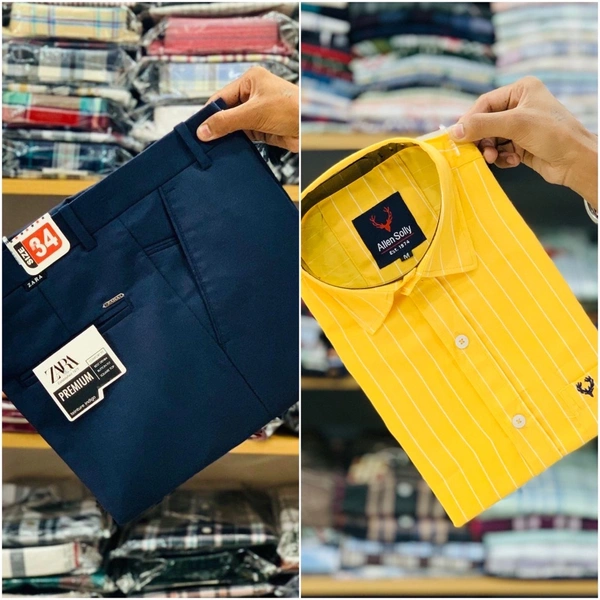 Combo Of Pent & Shirt - 34, M 38