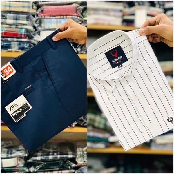 Combo Of Pent & Shirt - 34, XxL 44
