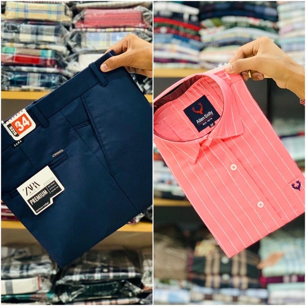 Combo Of Pent & Shirt - 34, L 40