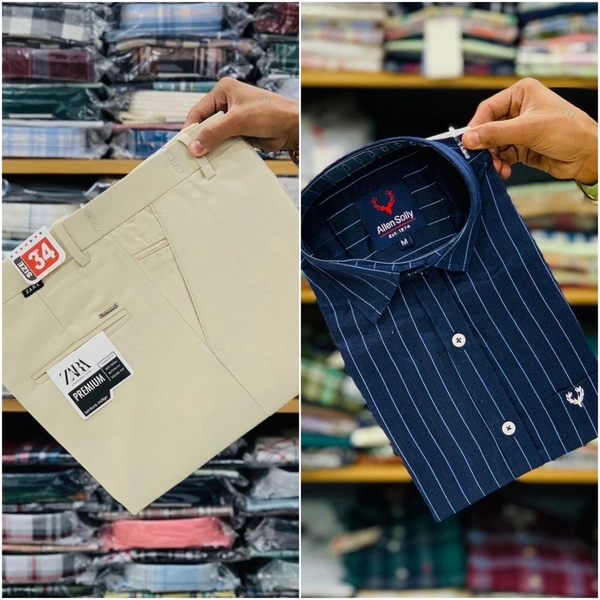 Combo Of Pent & Shirt - 36, XL 42