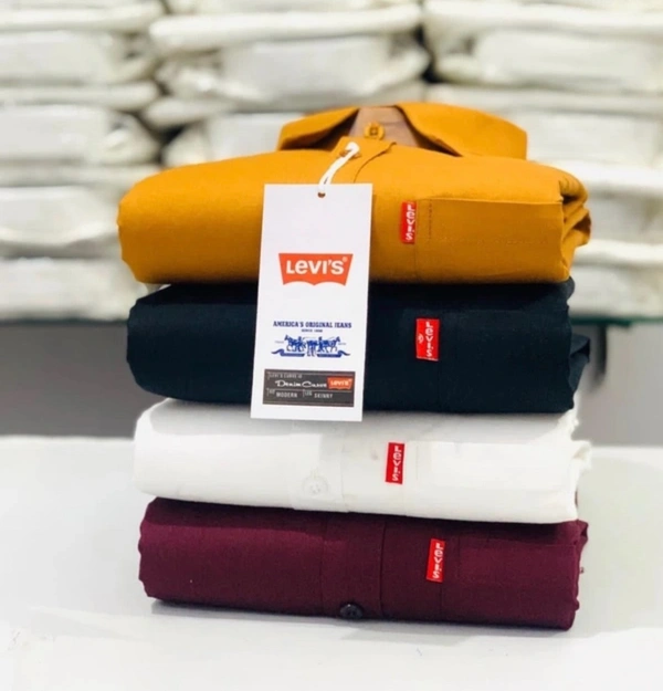 Levi’s Plain Shirt (Combo of 4 Shirt) - Xl