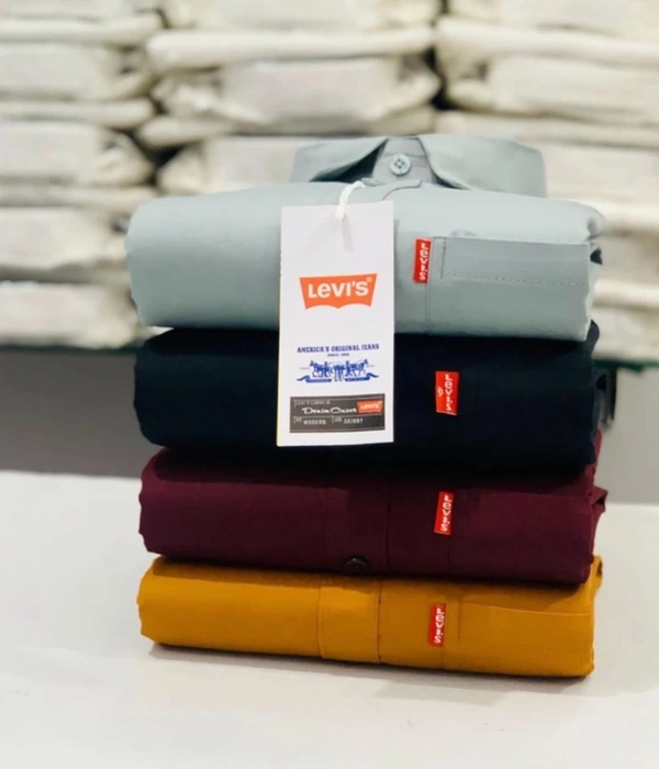 Levi’s Plain Shirt (Combo of 4 Shirt) - M