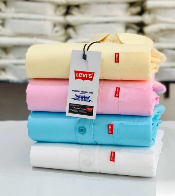 Levi’s Plain Shirt (Combo of 4 Shirt) - M