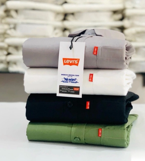 Levi’s Plain Shirt (Combo of 4 Shirt) - Xxl