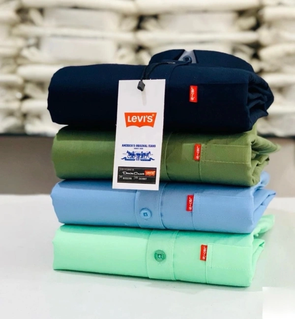 Levi’s Plain Shirt (Combo of 4 Shirt) - L