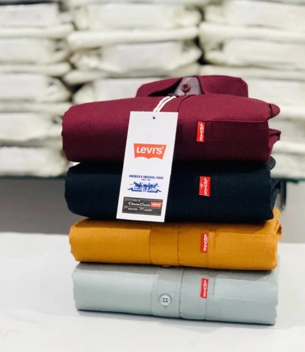 Levi’s Plain Shirt (Combo of 4 Shirt) - L