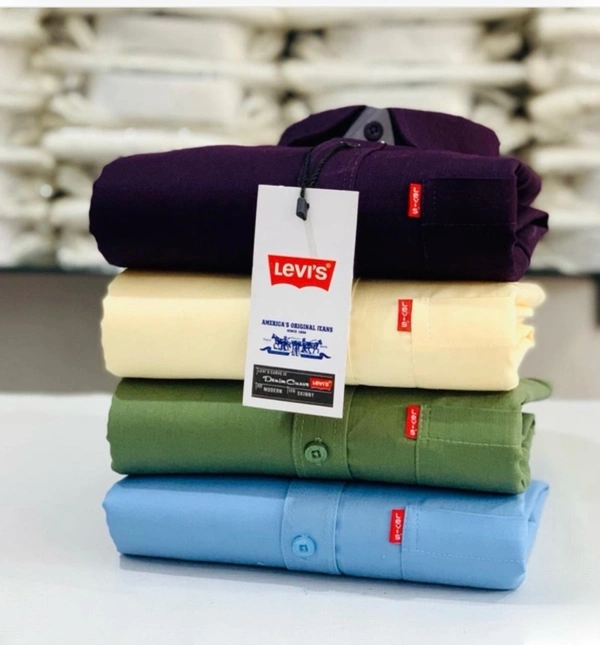 Levi’s Plain Shirt (Combo of 4 Shirt) - L