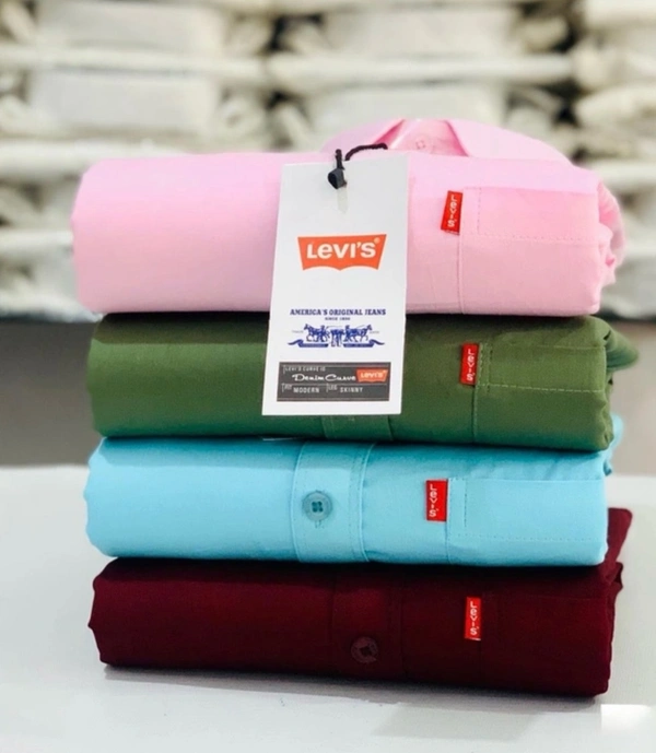 Levi’s Plain Shirt (Combo of 4 Shirt) - L
