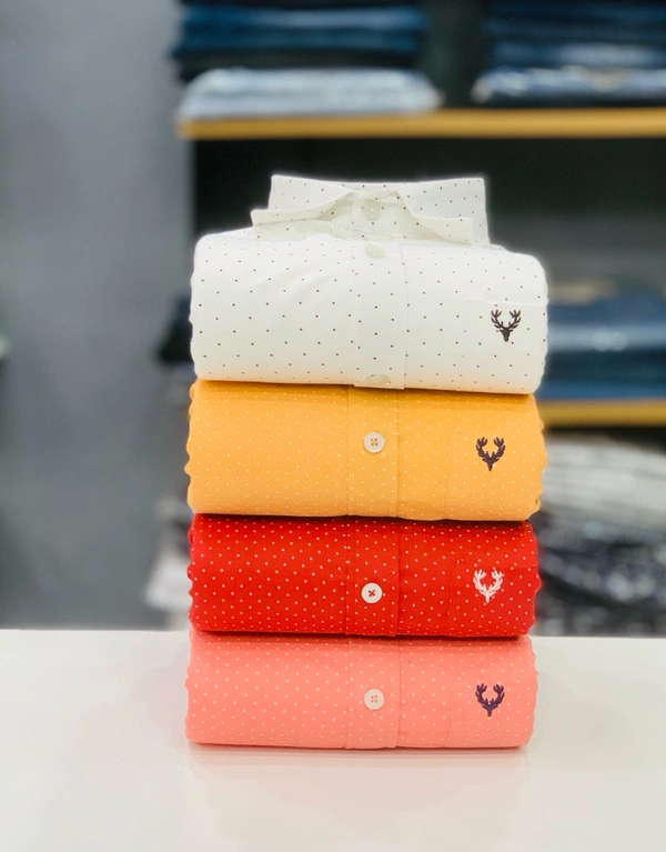 Allen Solly Dot Printed Shirt (Combo of 4pc) - Xl