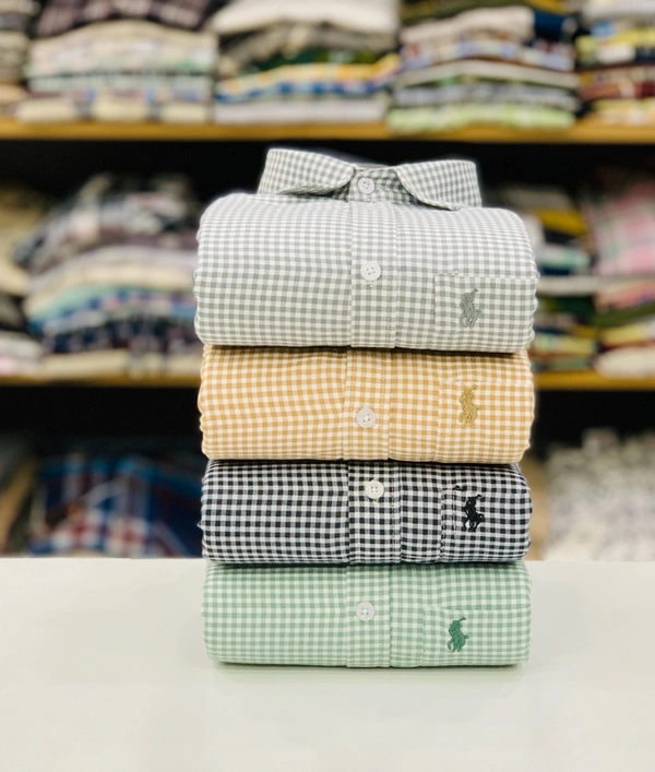 RL Polo Check Shirt (Pack of 4 Shirt) - Xxl