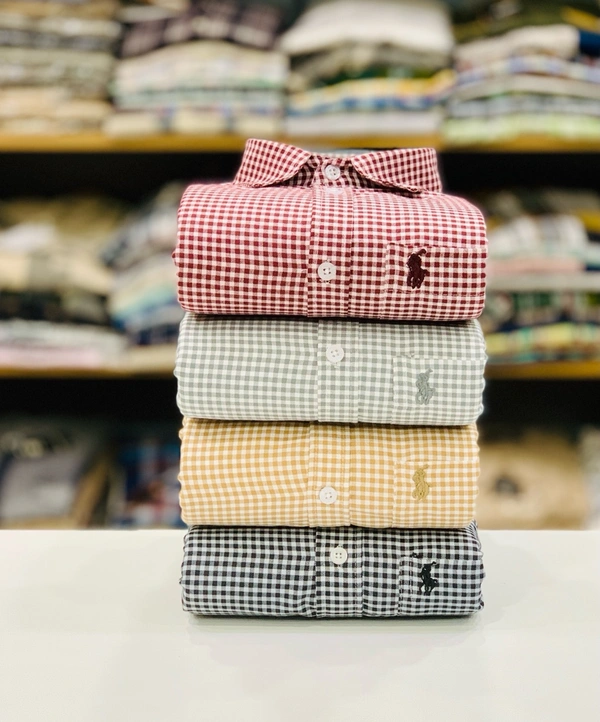RL Polo Check Shirt (Pack of 4 Shirt) - Xl