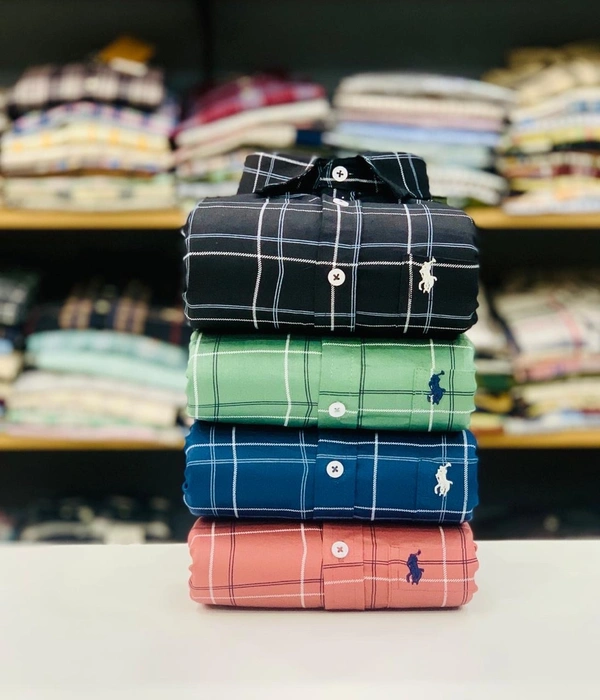 RL Polo Check Shirts (Pack of 4 Shirt) - Xl
