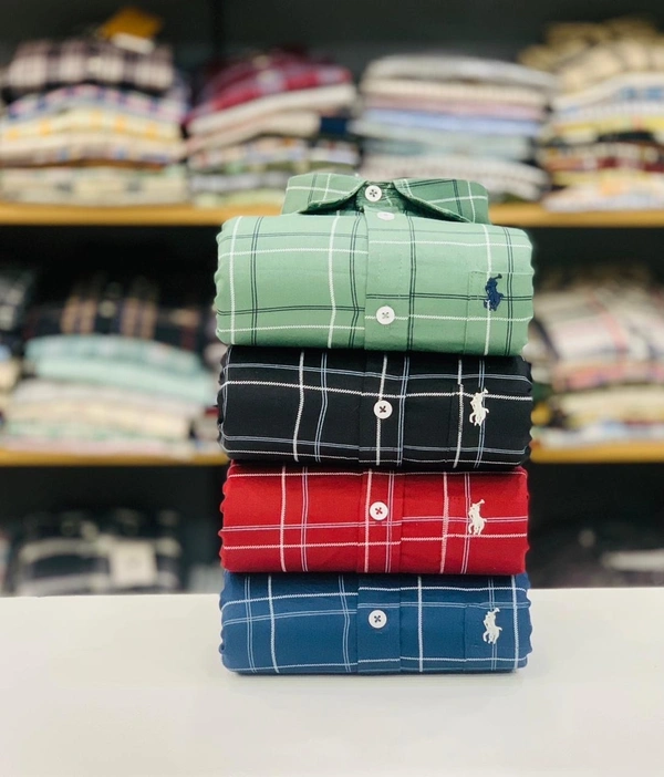 RL Polo Check Shirts (Pack of 4 Shirt) - Xl