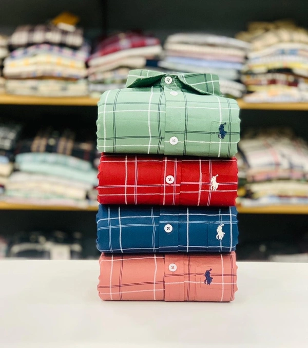 RL Polo Check Shirts (Pack of 4 Shirt) - Xl