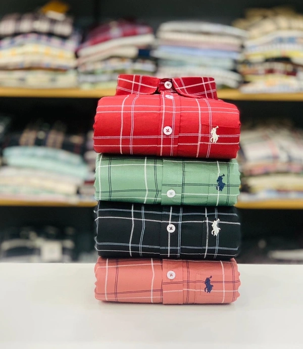 RL Polo Check Shirts (Pack of 4 Shirt) - Xl